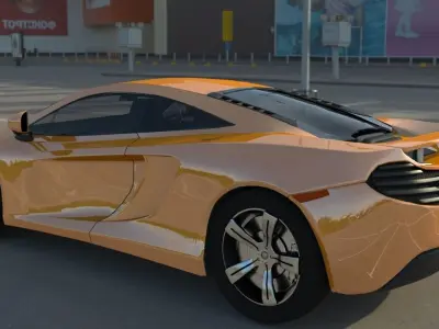 McLaren mp4 2011 3D model