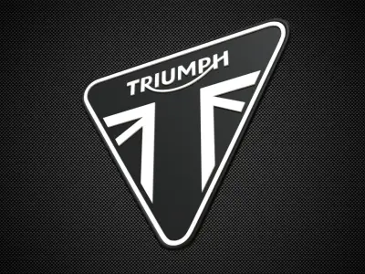 triumph logo 3D model