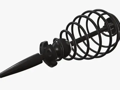 Fish feeder spring  3D model