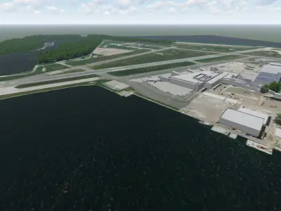 Billy Bishop Toronto City Airport 3D model
