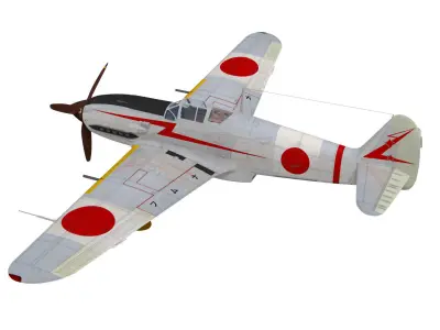 Kawasaki Ki61 hien hei tony 3D model