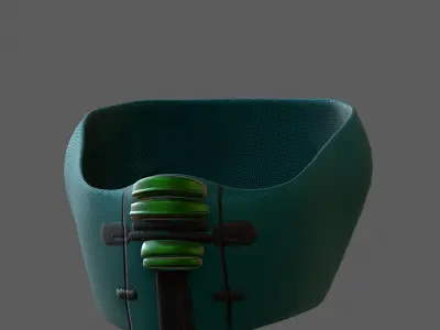 Gas mask helmet 3d model scifi Low-poly  Low-poly 3D model 564