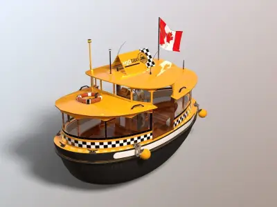 Water Taxi 3D model