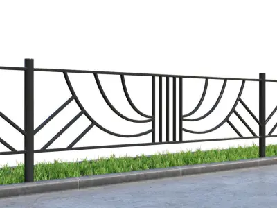 Lawn fences Part 1 3D model