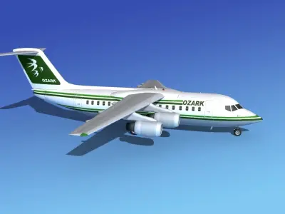 BAe 146-200 Ozark 3D model