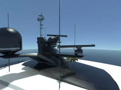 NURBS MAST FOR SUPER YACHT 3D model