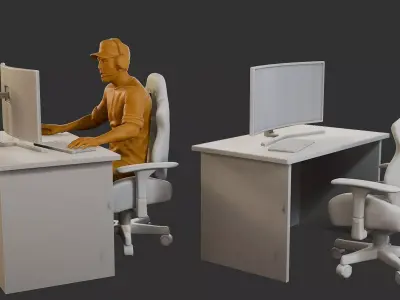 Video Game Player VGP1 005 3D print model