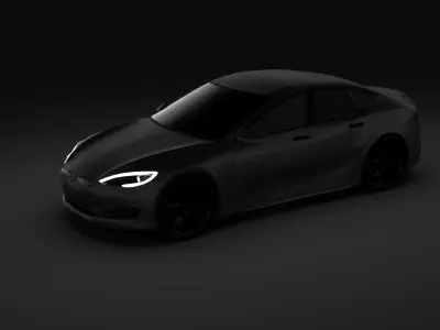Tesla Model S 2017 Free 3D model
