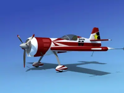 Sukhoi SU-26 Aerobat V12 3D model