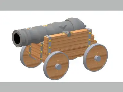 Medieval Canon 3D print model