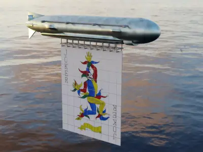 Alice In Borderland Airship 3D print model