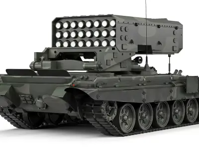 TOS-1A Solntsepek 2020 3D model