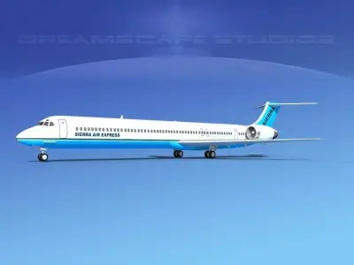 McDonnell Douglas MD-90 Sierra Air Express 3D model