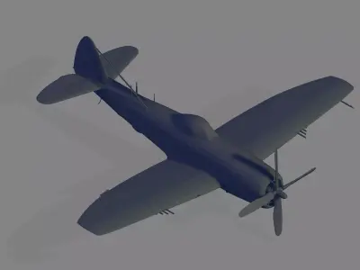 P-47N-15 Thunderbolt 3D model