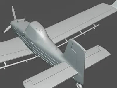 EMBRAER IPANEMA 203 3D print model