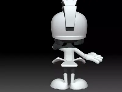 Marvin The Martian Looney Tunes Figure 3D print model