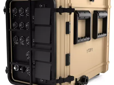 Small Form Factor Command Control SFF C2 Node Low-poly 3D model