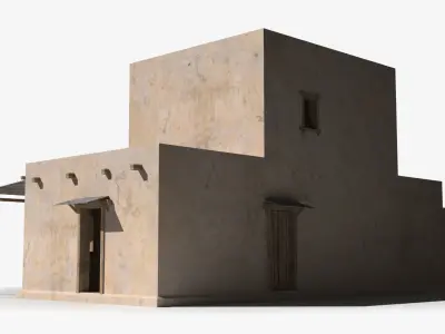 Arab x14 Low-poly 3D model