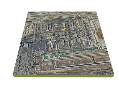 Los Angeles International Airport Terminal - High Resolution 3D model