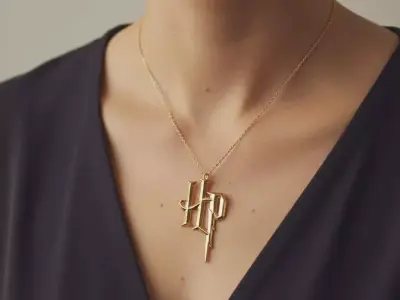 LOGO OF HARRY POTTER PENDANT - Commercial License 3D print model