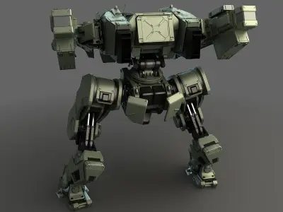 mech fighter 1 3D model