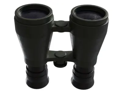 Binocular Low-poly 3D model