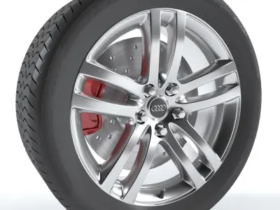 Audi Q7 Wheel 3D model