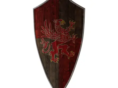Medieval Shield - Low Poly Low-poly 3D model