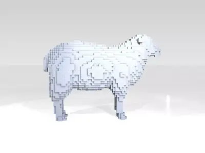 Sheep Voxel 3D model