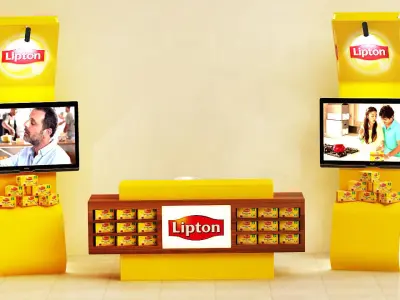 3D Display Stand - Kiosk 3D model