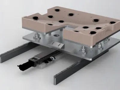 The vacuum platform module 3D model