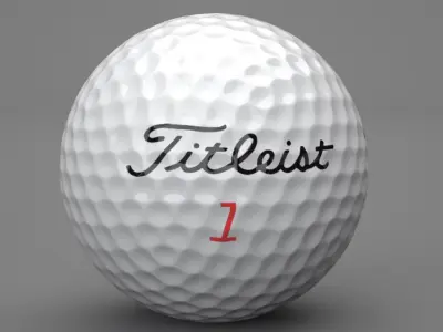 Golf Ball Titleist Pro V1 3D model