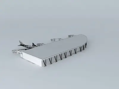 KLM 7090 crash Free 3D model