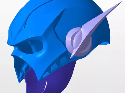 The Flash Injustice Helmet STL 3D Print Files 3D print model