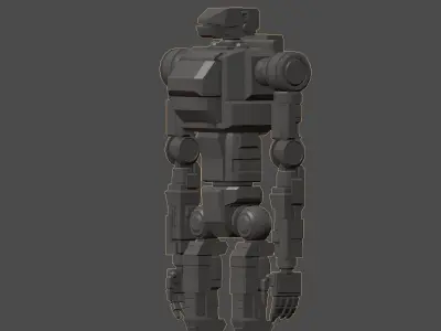 Battle Frame Mech- Inner-Base Frame Free low-poly 3D model