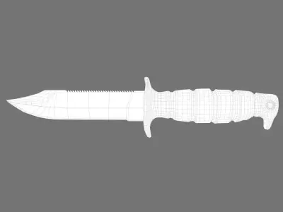 Air Force Survival Knife 3D model