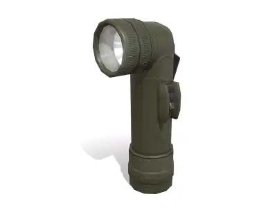 Fulton Flashlight Low-poly 3D model