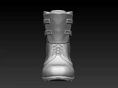 MENS MILITARY BOOTS STL FILE 3D print model