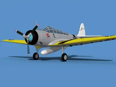 Douglas TBD-1 Devestator V08 3D model