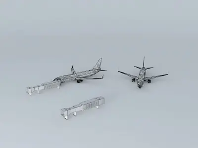 Boeing 737-800 3MB Jetway Free 3D model