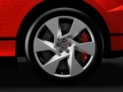 Jaguar I Pace EV400 ADW SE 2019 wheel 3D model