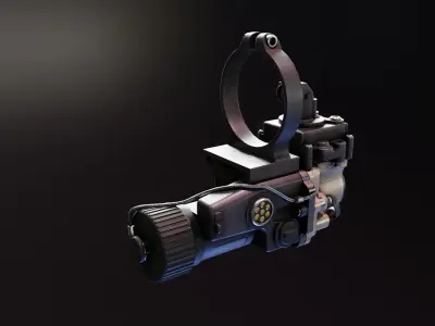 ECOSI SWIR Imager Low-poly 3D model