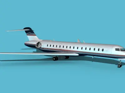 Bombardier Global 7000 V09 3D model