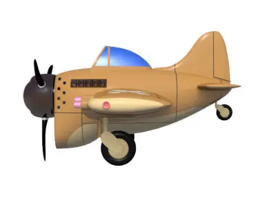 Dog fighter 3D model