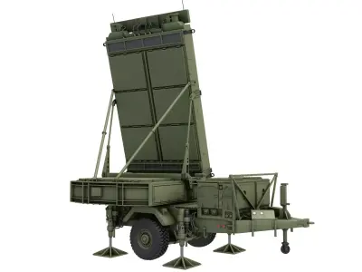 N TPS-80 Ground Air Task Oriented Radar 3D model