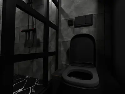 BathRoom  Low-poly 3D model order
