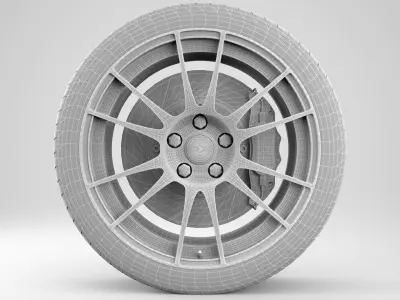 Oz Racing Ultraleggera Rim 3D model