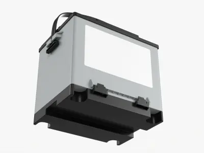 Car battery 01 3D model