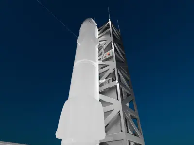 Rocket Scene 3D model