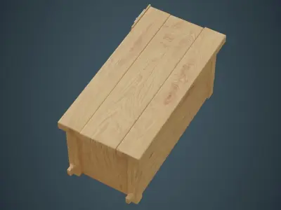 Workbench 2A Low-poly 3D model